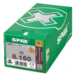 Spax 8x160 мм 1221010801605 (50 шт/упак) EAN 4003530257209