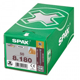 Spax 8x180 мм 1221010801805 (50 шт/упак) EAN 4003530257216