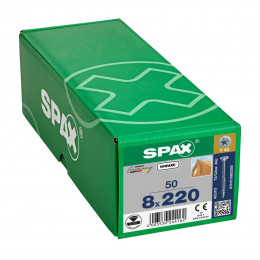 Spax 8x220 мм 0191010802205 / 0191750802205 (50 шт/упак) 0191020802205