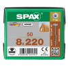 Spax 8x220 мм 0251010802205 / стар. 0251750802205 (50 шт/упак)