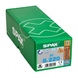 Spax 8x220 мм 0257000802205 (50 шт/упак.) - нержавейка А2, тарельчатая головка T-30