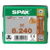 Spax 8x240 мм 0251010802405 / стар. 0251750802405 (50 шт/упак)
