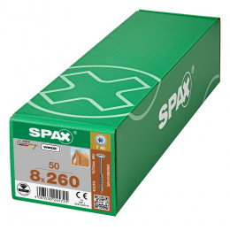Spax 8x260 мм 0251010802605 / стар. 0251750802605 (50 шт/упак)