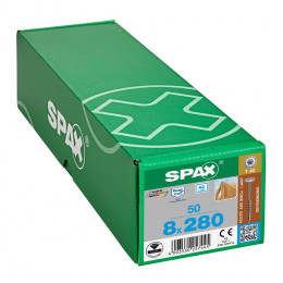 Spax 8x280 мм 0257000802805 (50 шт/упак.) - нержавейка А2, тарельчатая головка T-30