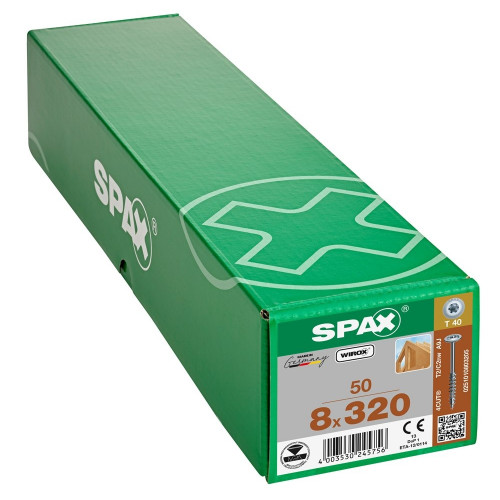 Spax 8x320 мм 0251010803205 / стар. 0251750803205 (50 шт/упак)
