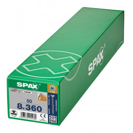 Spax 8x360 мм 0191010803605 / 0191750803605 (50 шт/упак) 0191020803605