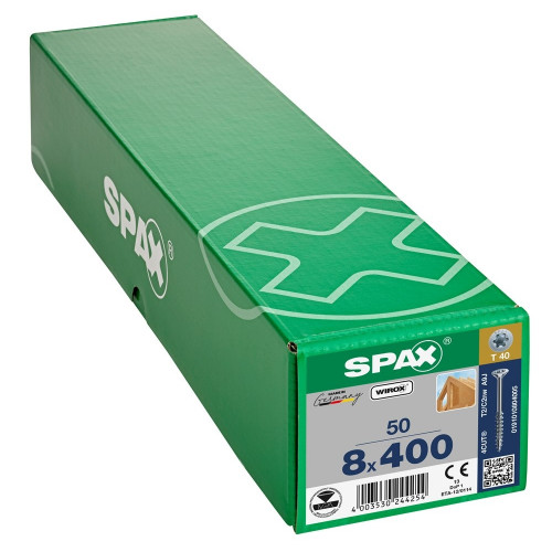 Spax 8x400 мм 0191010804005 / 0191750804005 (50 шт/упак) 0191020804005