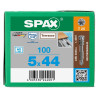 Spax-D 5*44мм 0557000500443 для крепления к алюминию доски до 21 - 30 мм