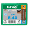 Spax-D для террасной доски 5*40 мм 0537000500403 A2 (200 шт)
