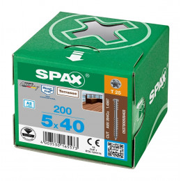 Spax-D для террасной доски 5*40 мм 0537000500403 A2 (200 шт)