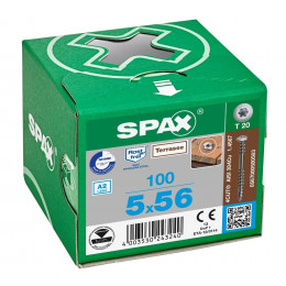 Spax-D с тарельчатой головкой 5*56 мм 0567000500563 для террас (100 шт/упак)