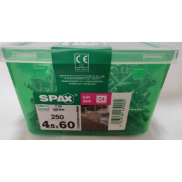 Spax-D WIROX для террасной доски 4.5*60мм 4531720450609 (250 шт)