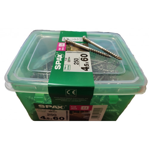 Spax-D WIROX для террасной доски 4.5*60мм 4531720450609 (250 шт)