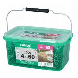 Spax-D WIROX для террасной доски 4.5*60мм 4531720450619 (1000 шт)