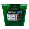 Spax для фасадов 4,5x60 мм 4547000450609 (400 шт/упак.) - двойная резьба, A2