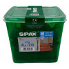Spax для фасадов 4,5x70 мм 4547140450709 250 шт/упак. - двойная резьба, A2 Antik, T20
