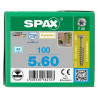 Spax для фасадов 5,0x60 мм 25170005006021/0517000500603 (100 шт/упак.) A2