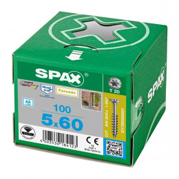 Spax для фасадов 5,0x60 мм 25170005006021/0517000500603 (100 шт/упак.) A2