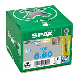 Spax для фасадов 5,0x60 мм 25170005006021/0517000500603 (100 шт/упак.) A2