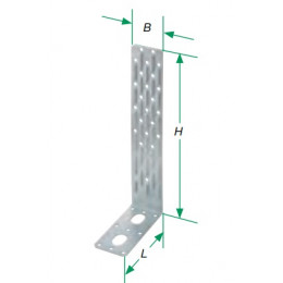 Уголок регулируемый SXHDL 240*120*55*2,0 мм
