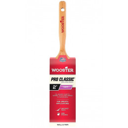 Z1118-2 Прямая кисть 2" PRO CLASSIC® WHITE CHINA BRISTLE - Dowel-Handle Varnish- для ровного укрытия