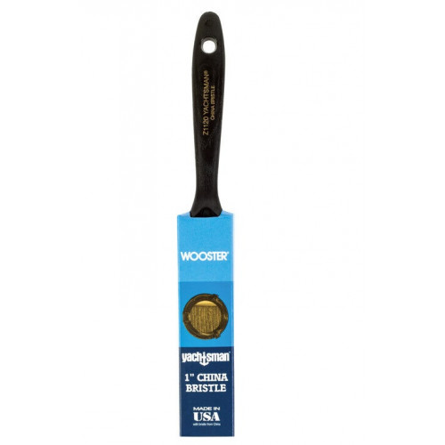 Z1120-1 Прямая кисть 1" YACHTSMAN® WHITE CHINA BRISTLE - Varnish - для ровного укрытия