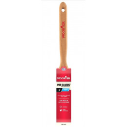 Z1202-1 Прямая кисть 1" PRO CLASSIC® – BLACK - Flat - для грубой покраски