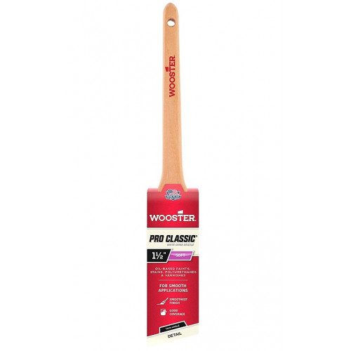 Z1216-1.5Угловая кисть 1.5" PRO CLASSIC® WHITE CHINA BRISTLE - Thin Angle Sash- для ровного укрытия