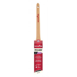 Z1216-1 Угловая кисть 1" PRO CLASSIC® WHITE CHINA BRISTLE - Thin Angle Sash - для ровного укрытия