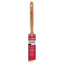 Z1293-1 Угловая кисть 1" PRO CLASSIC® – BLACK - Flat - для грубой покраски